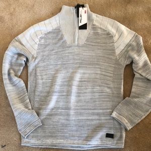 Mens ecru sweater. Project Raw. 100% cotton